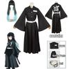 Anime Kimetsu No Yaiba Tokitou Muichirou Cosplay Kostýmy Kisatsutai Uniforma Paruka Halloweenský Kostým Dospělí Děti