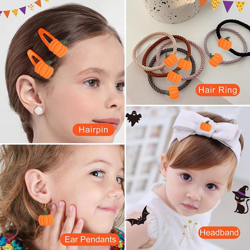 20/50Pcs Mini Resin Pumpkins Miniatures Fake Vegetables for Thanksgiving Day Autumn Home DIY Craft Decoration Halloween Supplies