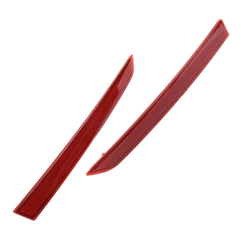 1 Pair Red Lens Rear Bumper Reflector Light For BMW 3er F30 F31 M Sport 2012-17