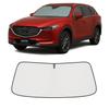Proadsy Front Sunshade for Mazda KG Series Heat UV Dashcam Storage Bag Included CX-8 (2017.12-Present), Foldable, 4-Layer Blocking, 99% Protection,