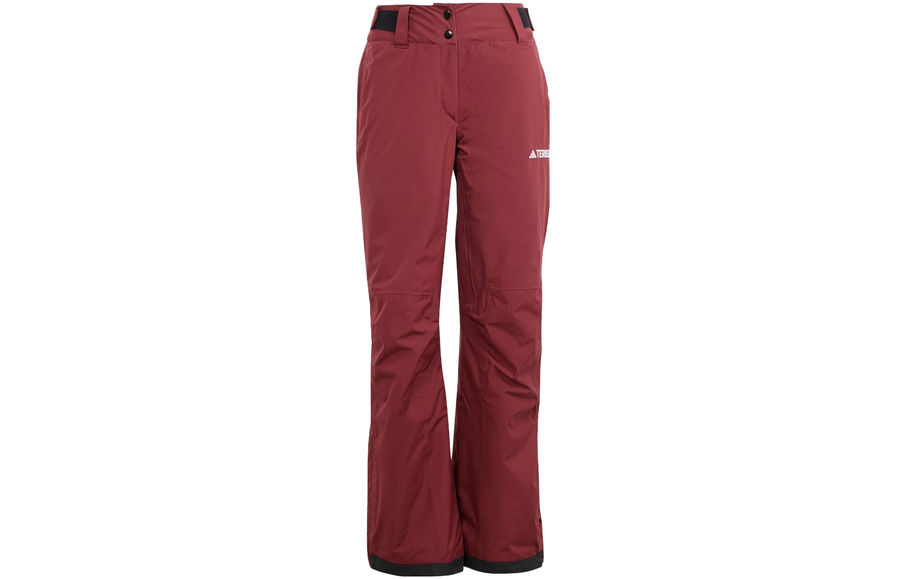 Adidas Ski Pants Women s Contour Red Straight Fit IB1178 M