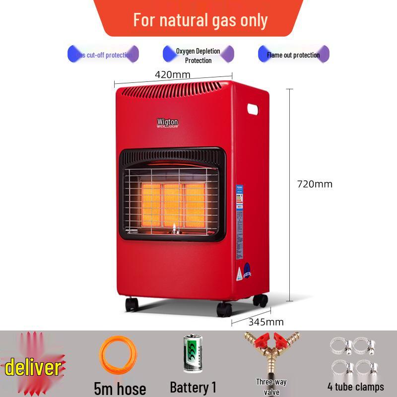 Комнатный энергосберегающий быстро нагревающийся обогреватель-плита на природном и сжиженном газе