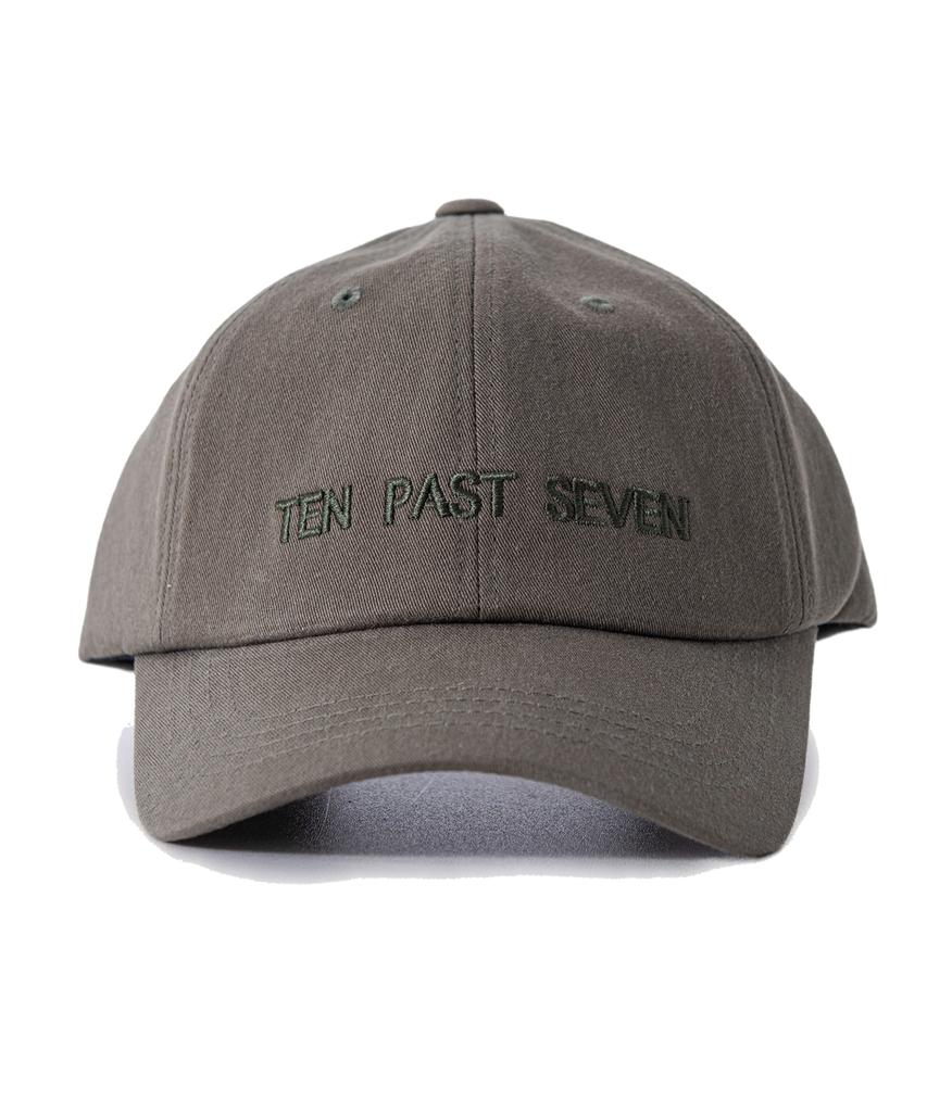 TEN PAST SEVEN Unstructured Logo Cap - Khaki