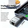 ESSAGER 1000 Мбіт/с Ethernet LAN-адаптер зі сплаву алюмінію Type-C до RJ45 Гігабітний мережевий роз'єм