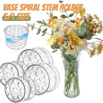 Universal Flower Arrangement Tool – Adjustable Floral Holder for Vase,Pot,Bouquet,Spiral Flower Fixer Stand for DIY Wedding,Centerpiece,Home Decor