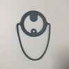 Silicone Coffee Carrier Reusable Portable Beverage Drink Cup Carrier Holder for Outdoor Travel Gray