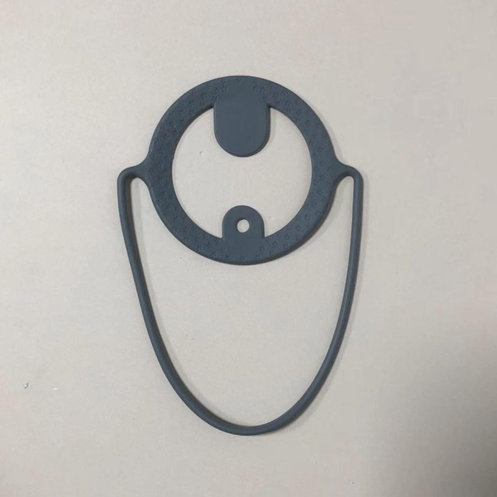 Silicone Coffee Carrier Reusable Portable Beverage Drink Cup Carrier Holder for Outdoor Travel Gray