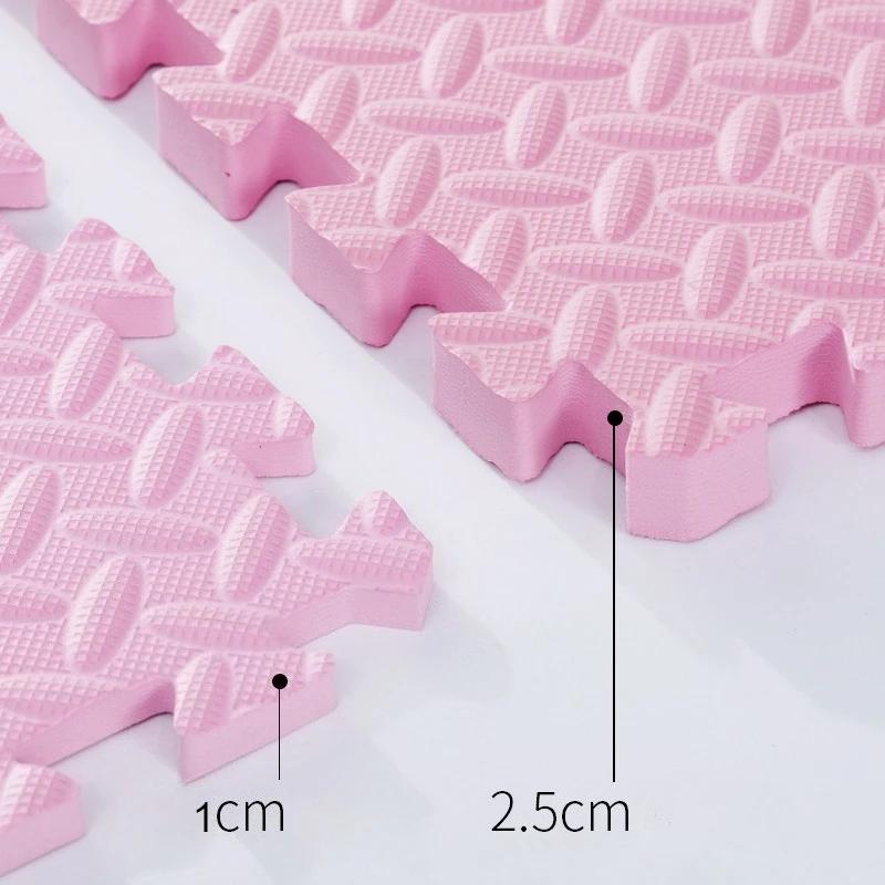 30X30cm 1/2.5cm Thick Interlock Puzzle Mat Children Activity Carpet Soft Non Slip Foam Floor Living Room Play Area 4/8 PCS
