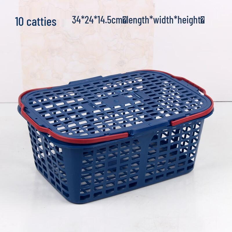 Yude 100 шт. Портативные пластиковые корзины для фруктов с крышками