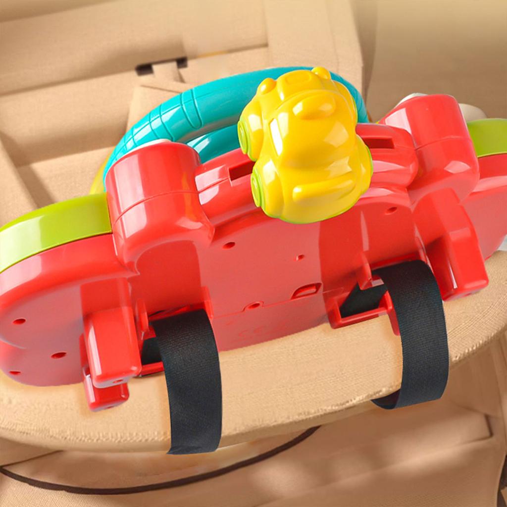 Steering Wheel Musical Toy for Toddler Interaction Car Drive Simulated Toy Baby Child Driving Experience Montessori Toy
