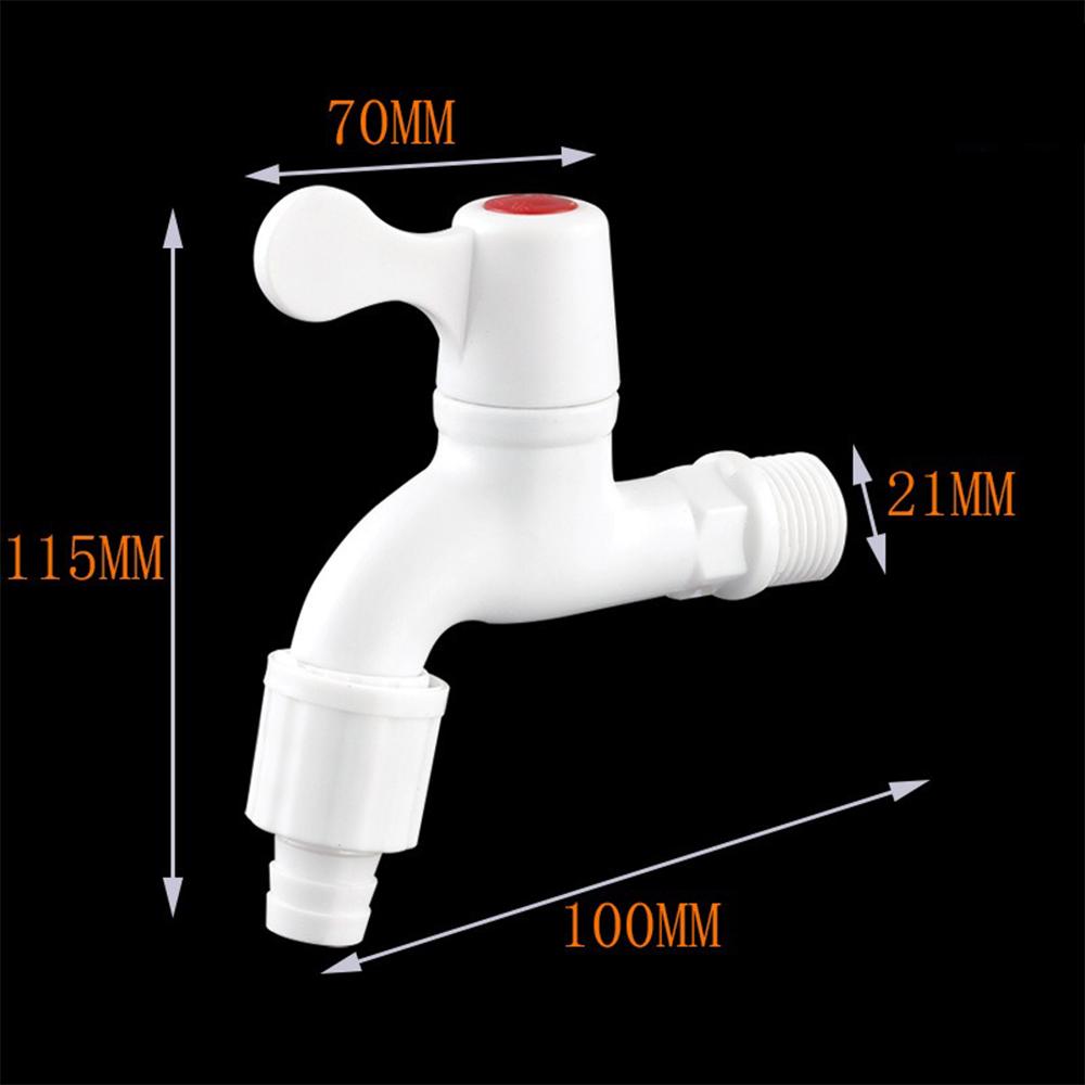 20mm Plastic Faucet Household Faucet Outdoor Balcony Ordinary Switch Bathroom Quick Opening Plastic Faucet