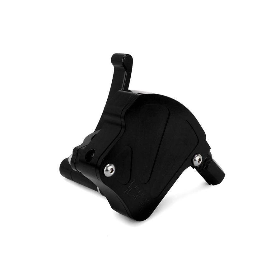 Motorbike Aluminum 7/8" 22mm Thumb Throttle Lever Refueling Device Assembly For