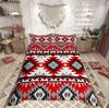 Homewish Tribal Aztec Duvet Cover Set,Bohemian Theme Bedding Set for Teens,exotic Style Decor