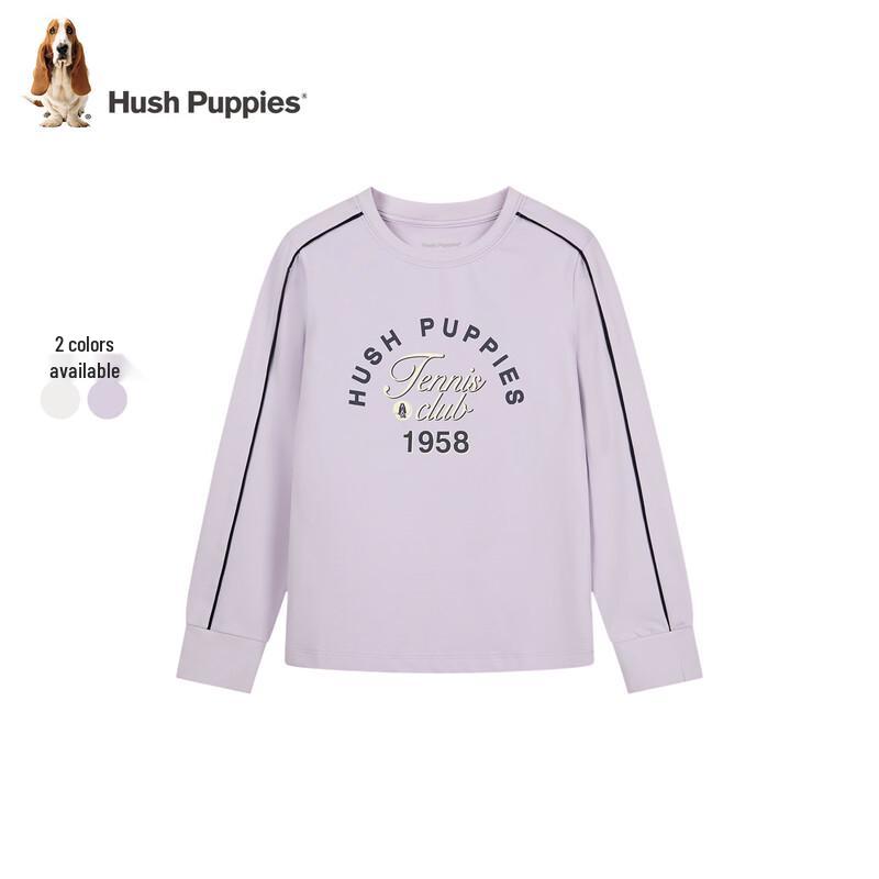 Hush Puppies Girls' Long Sleeve Round Neck T-shirt