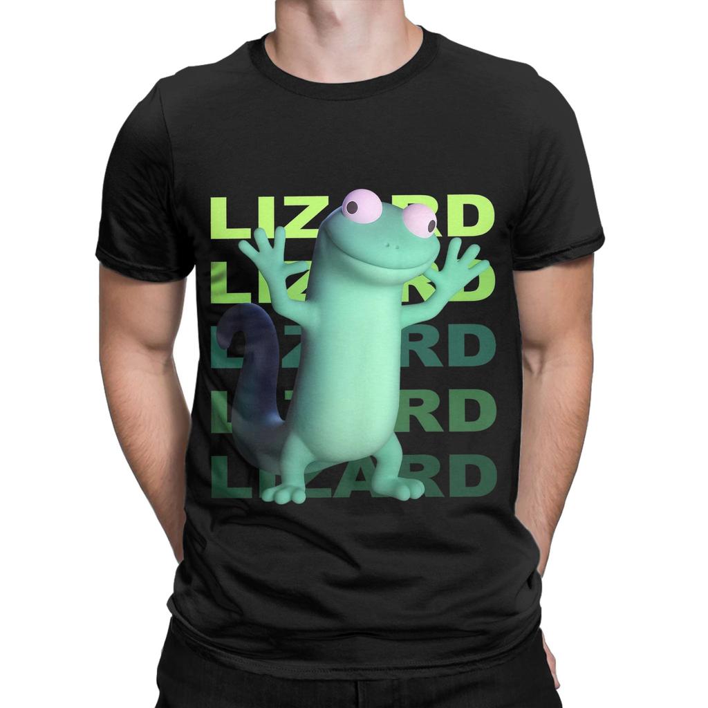 Unisex Women Graphic Printed Hoppers Tom The Lizard T Shirt Tee Cotton Tshirts Clothing