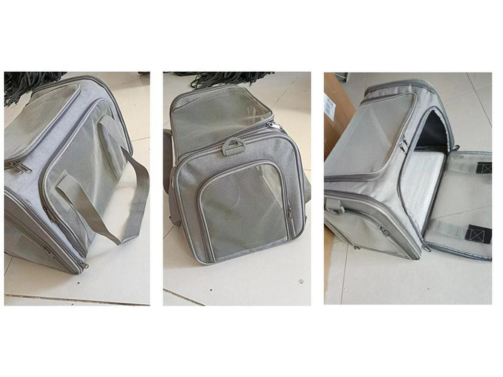 Portable Foldable Pet Backpack: Breathable Cat & Small Dog Carrier