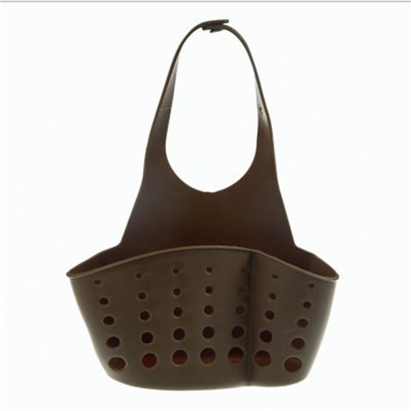 Sink Storage Holder Home Storage Drain Basket Kitchen Sink Holder Adjustable Soap Sponge Hanging Drain Basket Bag
