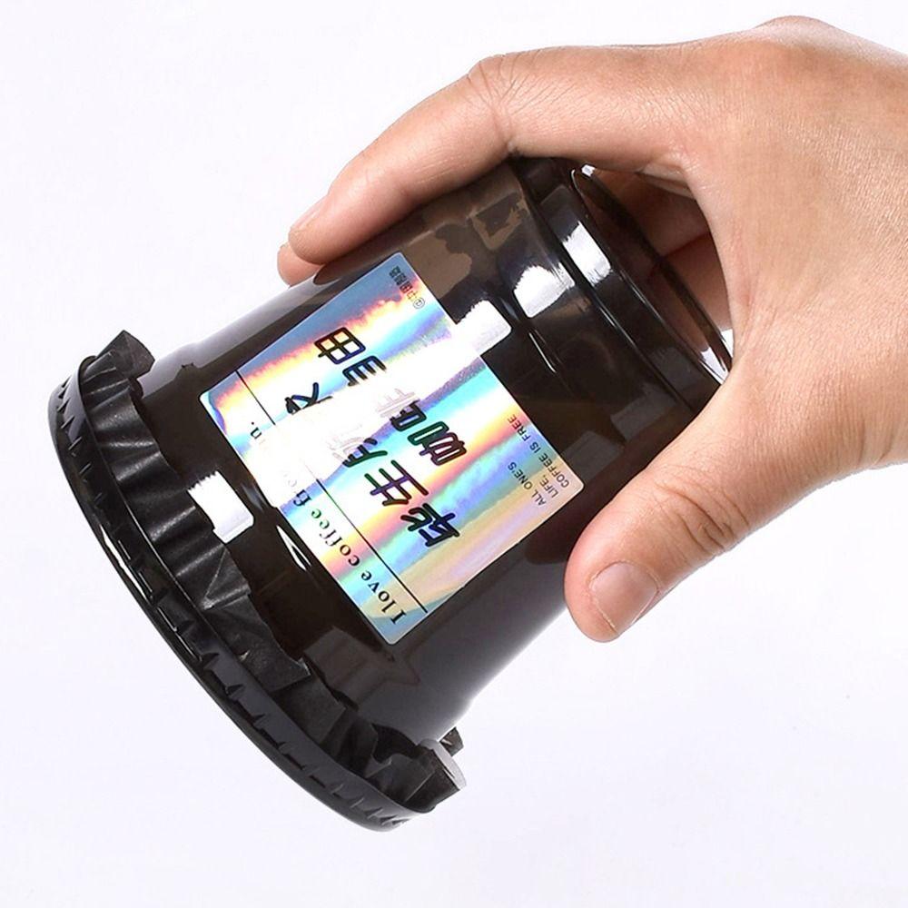 500Pcs Sealed Leak Proof Paper Round Spill Proof Gasket  Beverage Shop