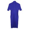 PLEATS PLEASE PP81-JH186 18AW Blue Half Zip Dress dress 3 purpleUsed