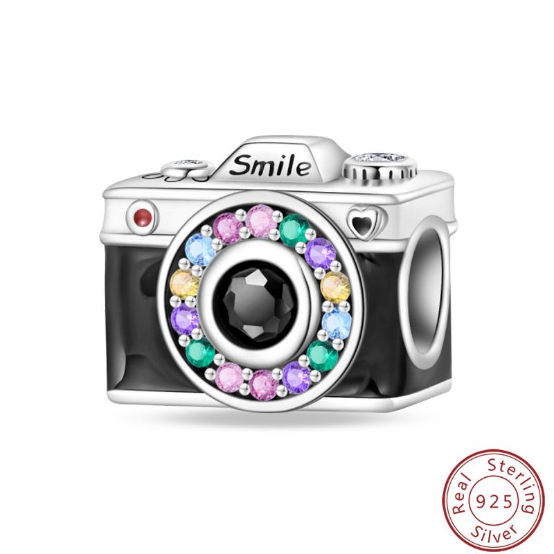 Love Traveling Copper Backpack Suitcase Luggage Camera Airplane Charms 3Mm Diy Fine Jewelry Making