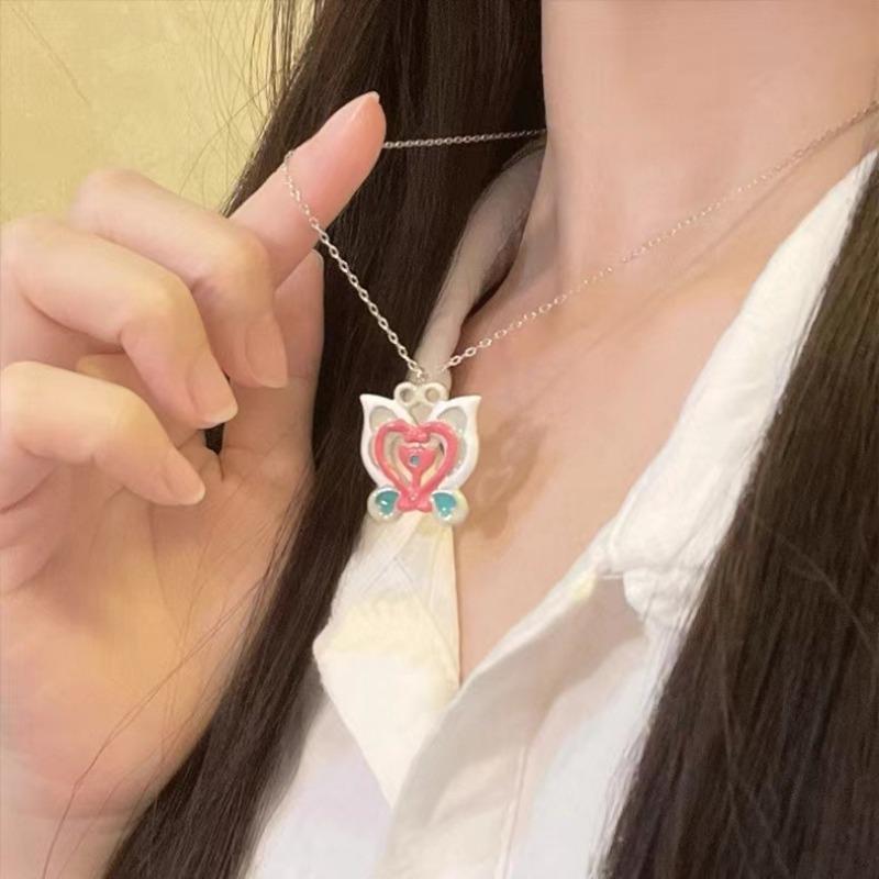 Balala little fairy transforms into magic wand necklace gentle temperament girl collarbone chain female versatile