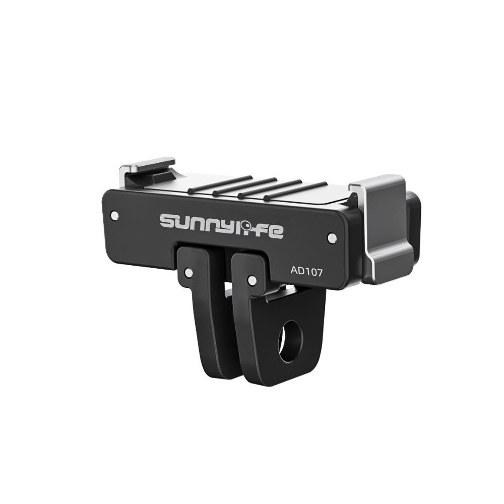 

Quick Release Magnetic Adapter Lightweight Stable Extension Bracket Plastic Mount Base for DJI Osmo Nano