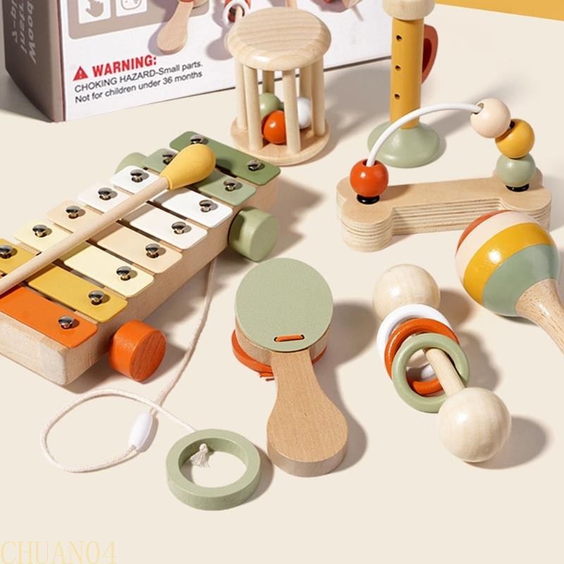 

A1A2 Complete Early Learning Instrument Collection Wooden Toy Stimulate Hearing Touch Visual Senses China Mainland