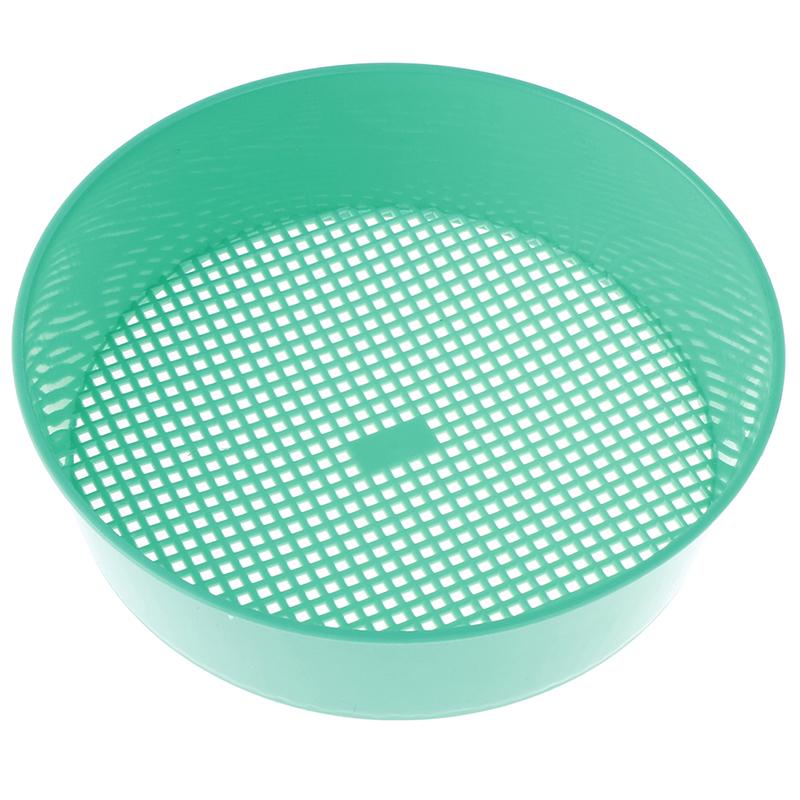 Plastic Garden Sieve Green Compost Soil Stone Filtration Twig Soil Garden Tool