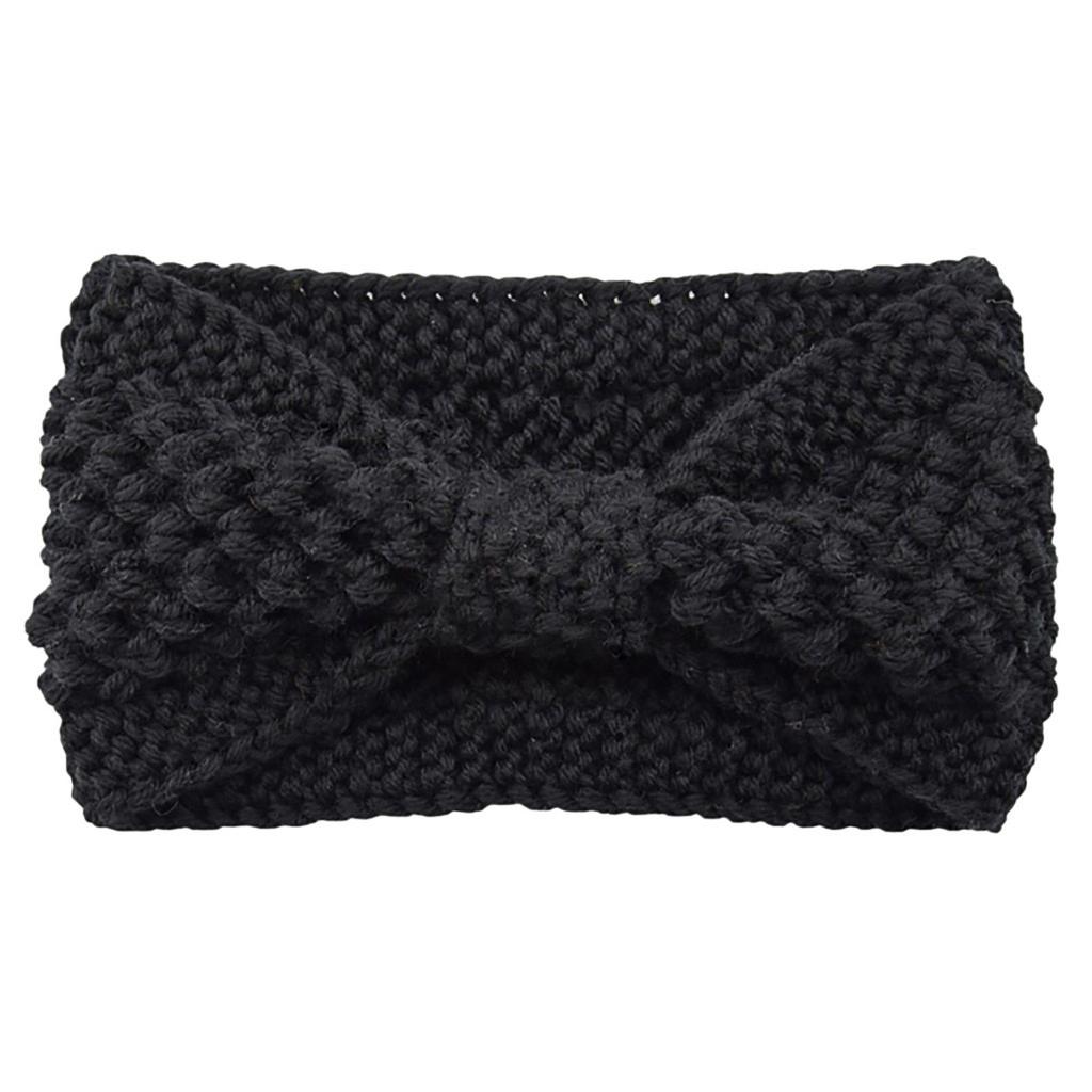 Mode Damen Solide Sport Kopf Haarband Thermal Süße Mädchen Haar Haarband