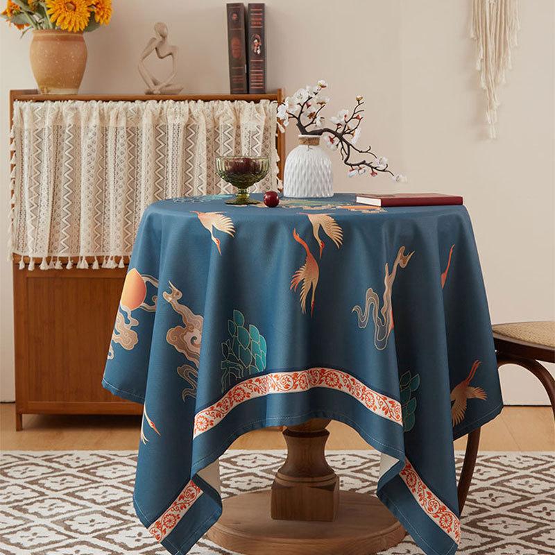 Față de masă premium de lux ușor, îngroșată, imprimată, de uz casnic, impermeabilă și rezistentă la ulei, față de masă pentru măsuță de cafea