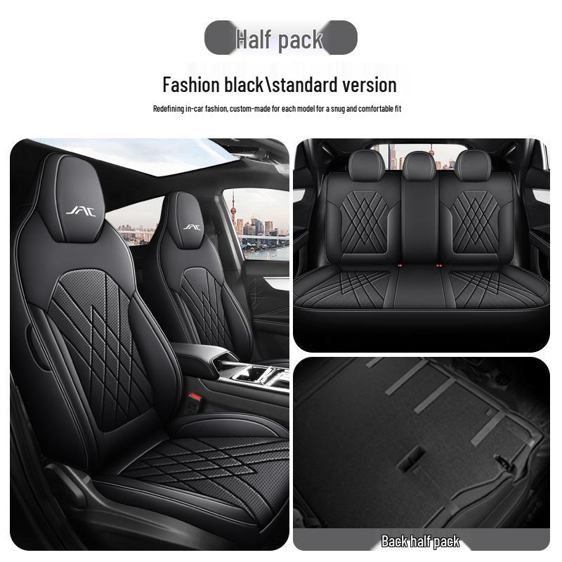 New Model Jianghuai Sihao A5 Full Leather Car Seat Cushion - Universal, All-Season