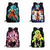 Dragon Ball Anime Cartoon Print Design Kids Backpack Elementary School Backpack