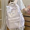 Schoolbag High value backpack Korean ins style female student party junior high school college student schoolbag lightweight backpack large capacity