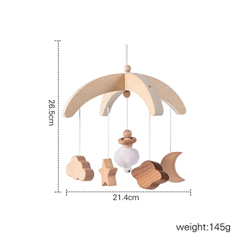 Rotating Crib Mobile: Newborn Baby Sleep Aid & Educational Rattle Toy