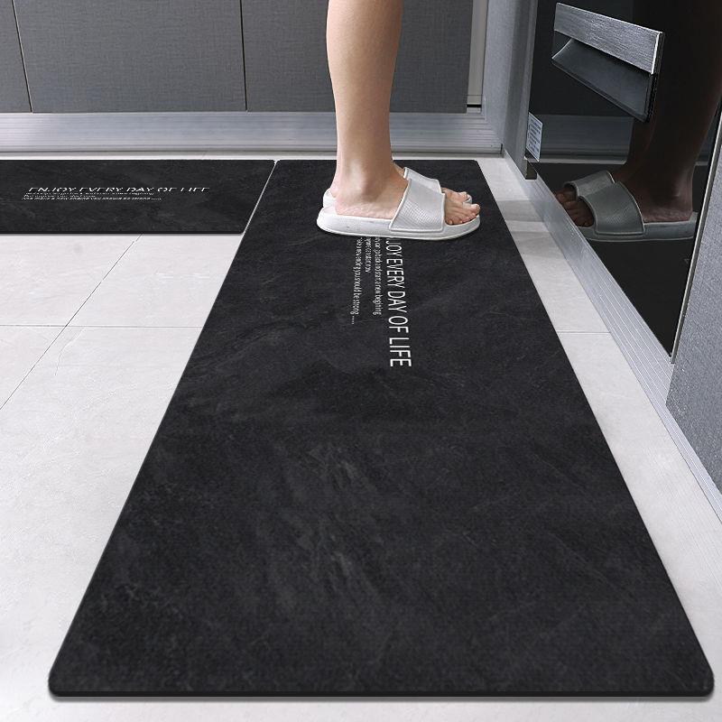 Carpet for Kitchen Floor Mat Absorbent Long Rug Absorb Oil Quick-drying Diatom Mud Anti-slip Foot Mats Home Decoration Rugs