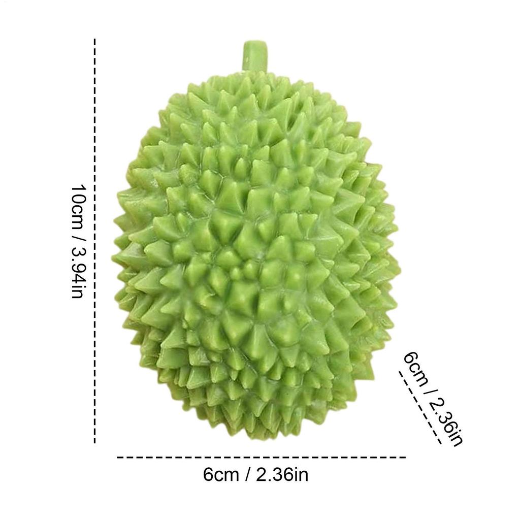 Fidget Squeeze Toy Durian Squishys Stress Balls Squeeze Toys Stretchy Fruit Stress Relief Squeeze Ball Squishys Fidget Toy