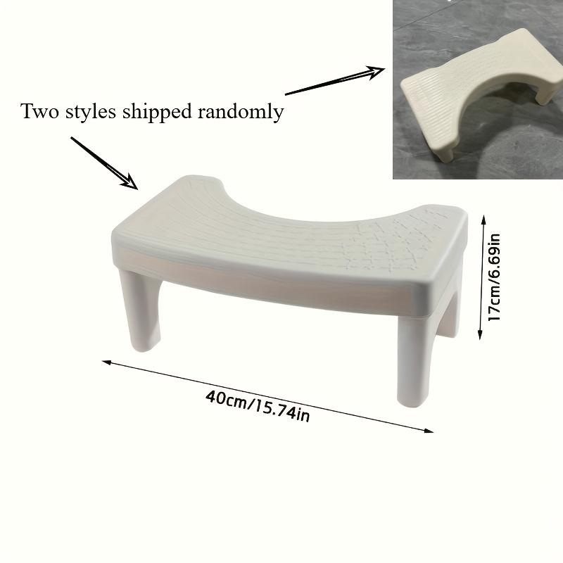 Toilet Footstool, Adult Toilet Stool, Detachable, Footrest, Thickened Plastic Anti-Slip Footstool, Toilet Stool, Household Footstool, Suitable белый