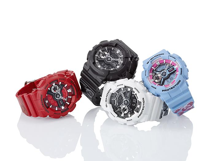 Casio Erkek Reçine 200M Suya Dayanıklı Dijital Darbeye Dayanıklı Kuvars Saat GMA-S110F-7A