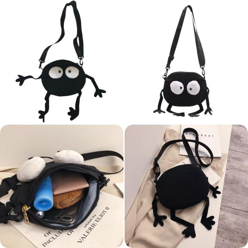 2020 New Style Funny Canvas Mini Bag For Women, Cute Shoulder Crossbody Round Bag