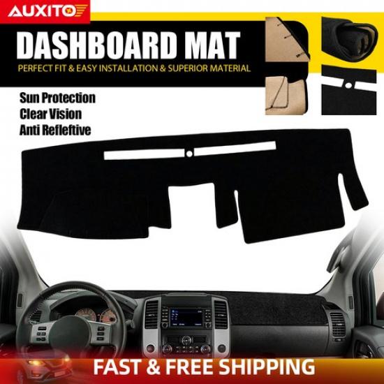 Black Pad Dashboard Cover Dash Durable Mat for Frontier,Xterra,Pathfinder Nissan