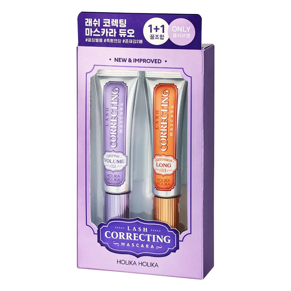 

HOLIKA HOLIKA Туш для вій з ефектом корекції Найкращий дуетний набір Volume & Long
