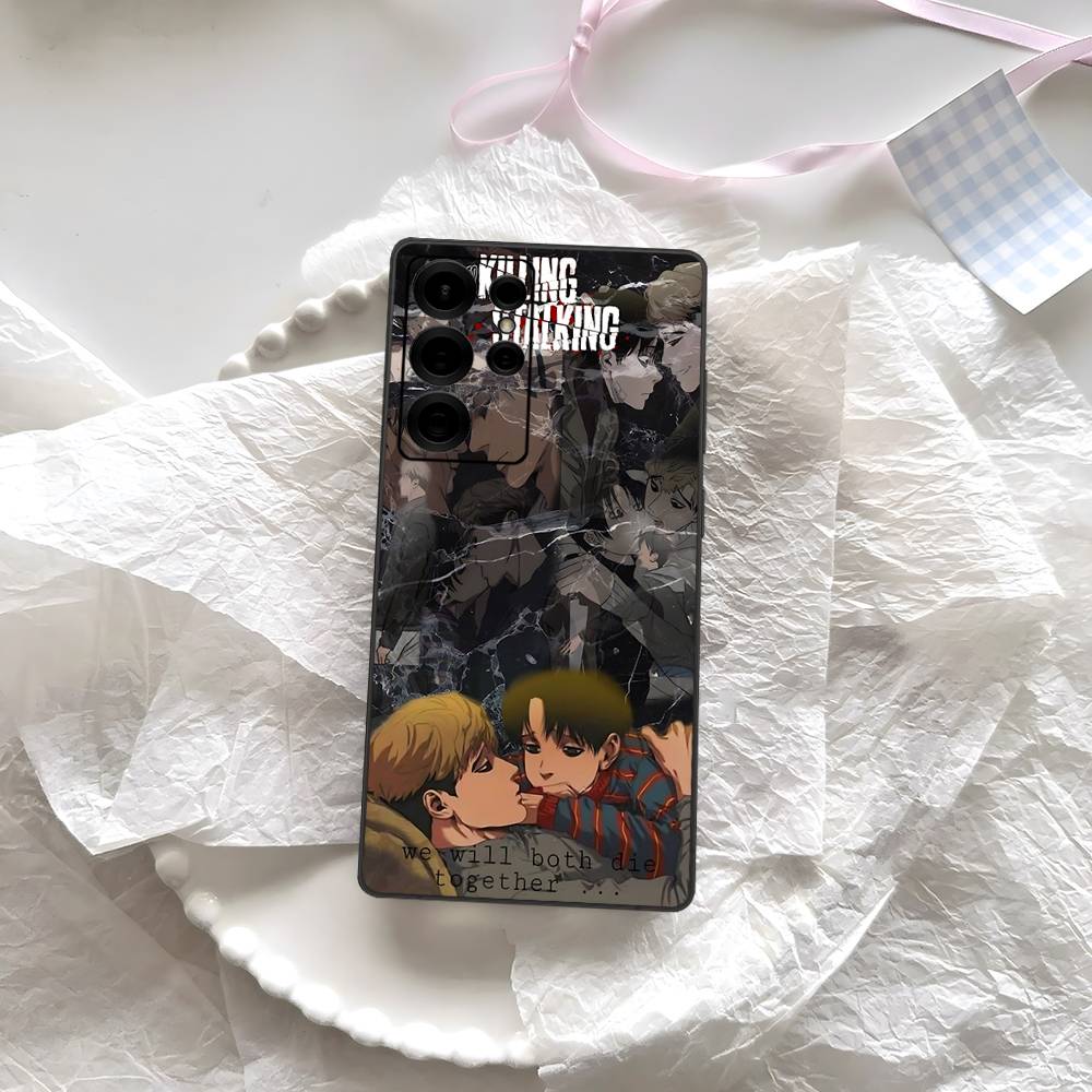 Anime Killing Stalking Phone Case For Samsung S 24 Fe 25 Ultra Plus 20 Lite 21 30 22 23 24 22 Ultra 5G Fundas