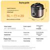SUPOR 5L Smart Electric Pressure Cooker CN plug (adapter included)