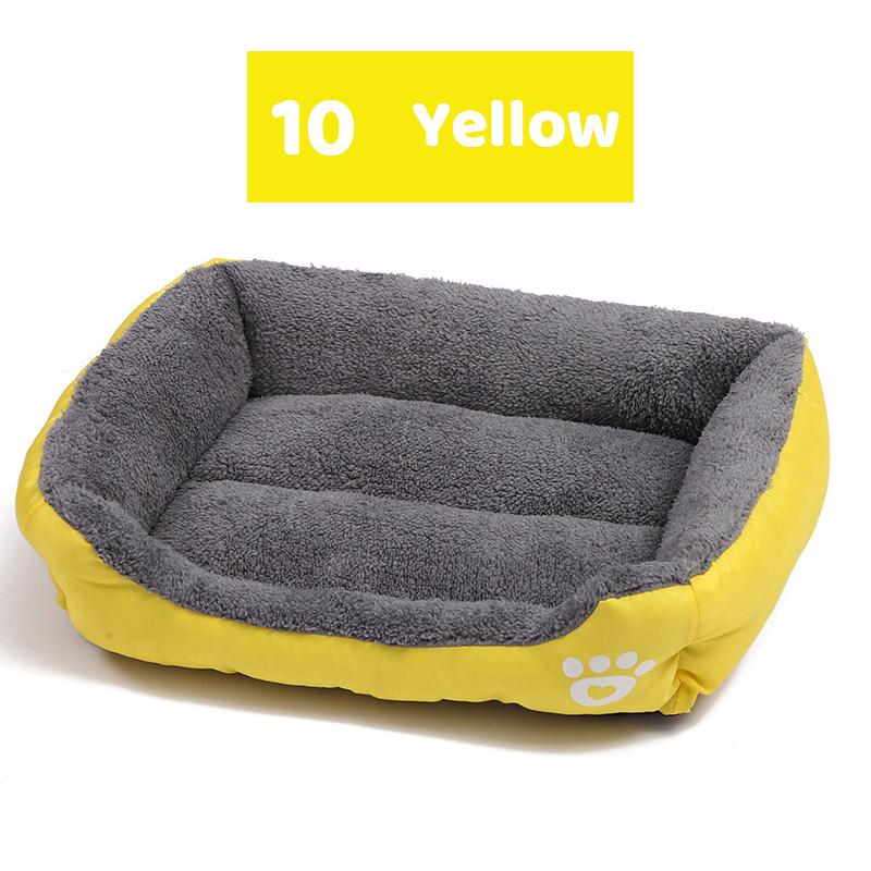 Square Comfortable Double Sided Available Large Pet Dog Sofa Bed 19 Colors Picture Memory Foam Pet Bed Solid Stocked