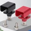 200A Lithium-Batterie-Klemmenblock Energie-Wechselrichter Vollkupfer-Batterie-Stromklemme Durchwandmontage Einfach zu installieren