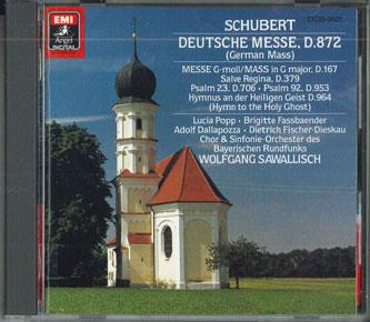 

CD SCHUBERT, SAWALLISCH - Deutsche Messe CC333521 EMI Japan Obi Classical Used