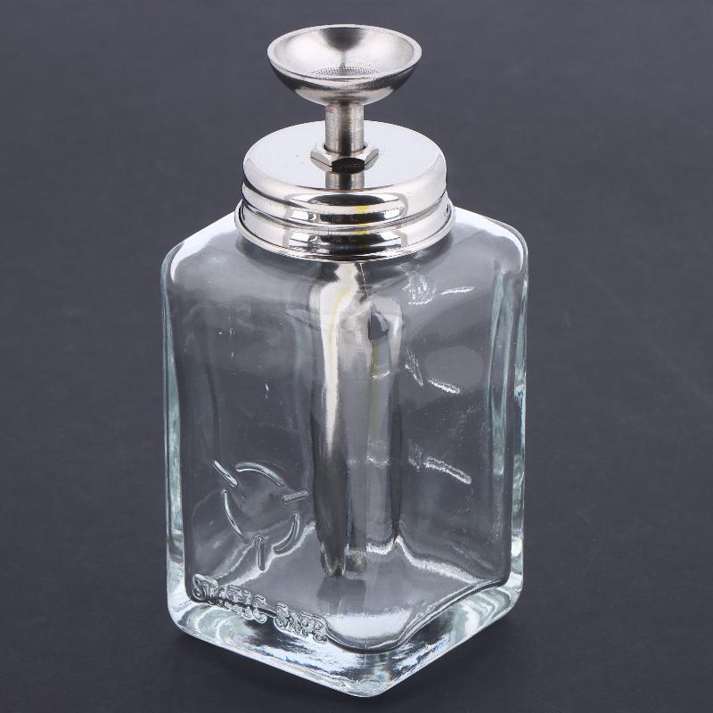 Nail Glass Bottle Press Funnel Press Type Bottle Nail Remover Water Empty Bottle Cleaning Liquid Crystal Hydraulic 180Ml