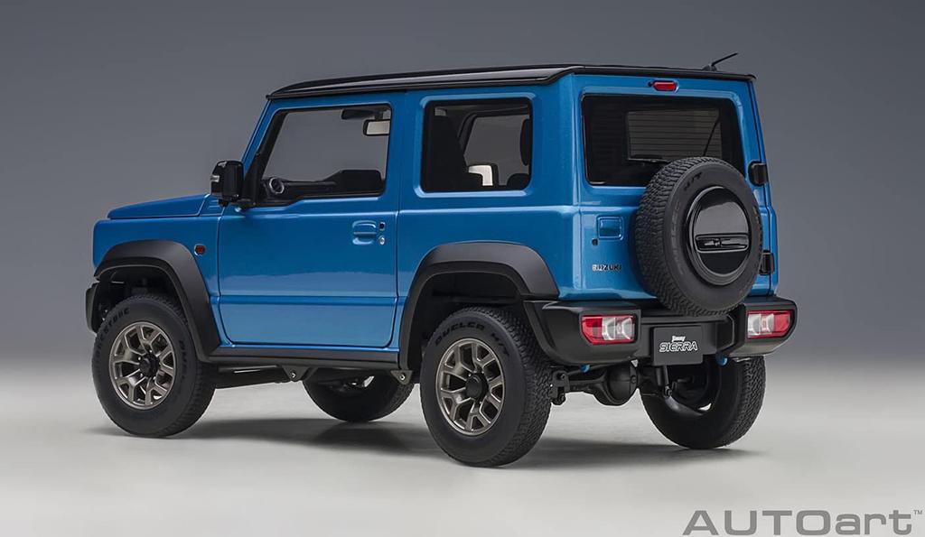 AUTOart Suzuki Jimny Sierra Modrá střecha Hotový produkt 78507 1/18 (JB74) Kovové/černé