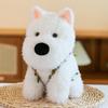 Cute Bow West Highland Dog Doll Backpack Scribbled Puppy Clothes Plush Toy