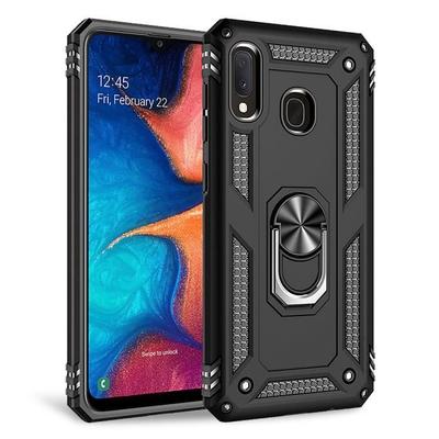 Case - NALIA - Galaxy A20e - Shockproof - 360° Rotation Ring - Magnetic Mount